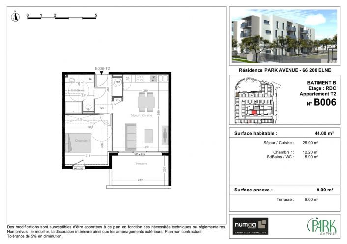 location Appartement Elne