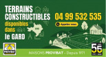vente Terrain constructible Aigues Mortes