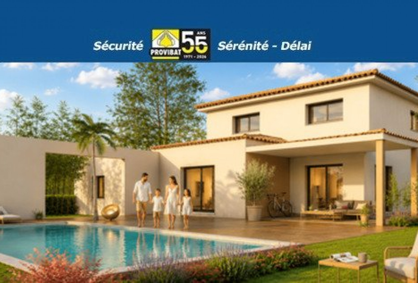 vente Maison et terrain Claret - Photo 1