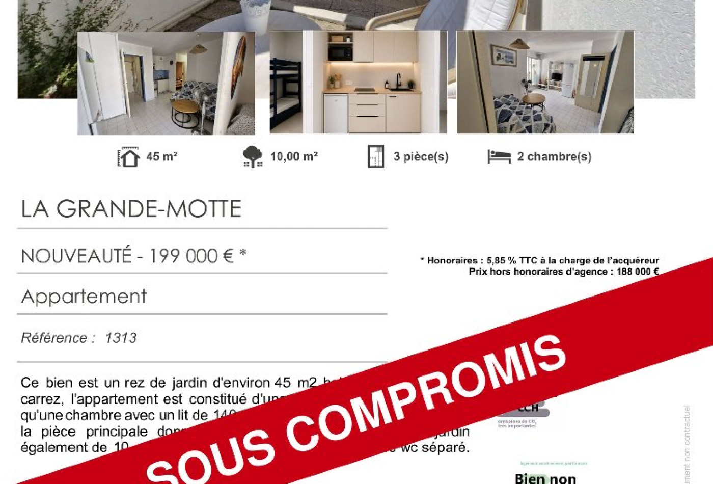 vente Appartement La Grande-motte - Photo 1