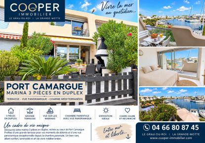 vente Appartement en marina Le Grau Du Roi