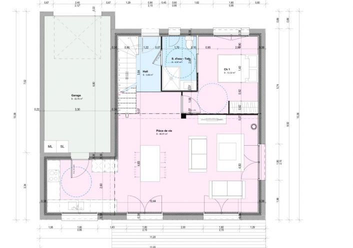 à louer Maison individuelle La Noe Blanche