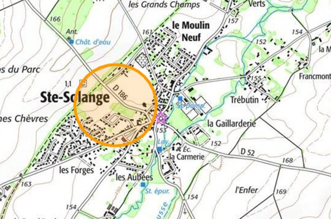 à vendre Terrain en lotissement Sainte Solange - Photo 3