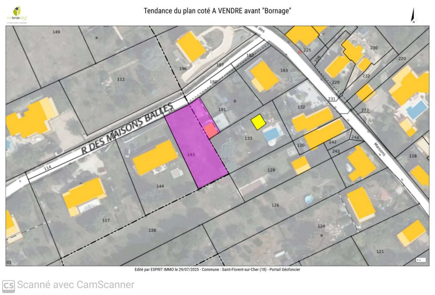 à vendre Terrain constructible Saint Florent Sur Cher - Photo 2