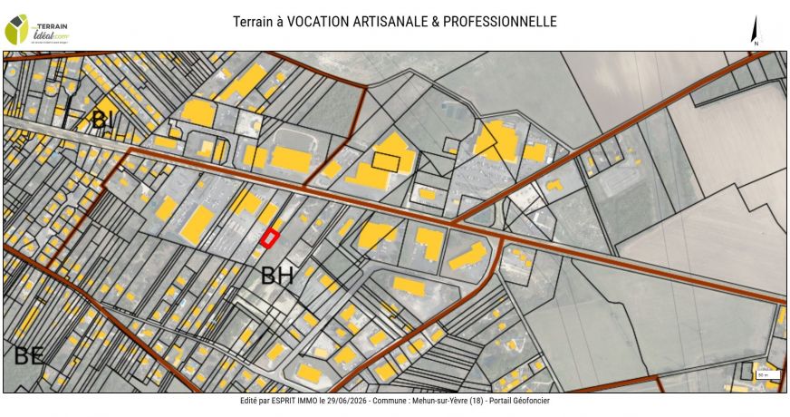 vente Terrain commercial Mehun Sur Yevre