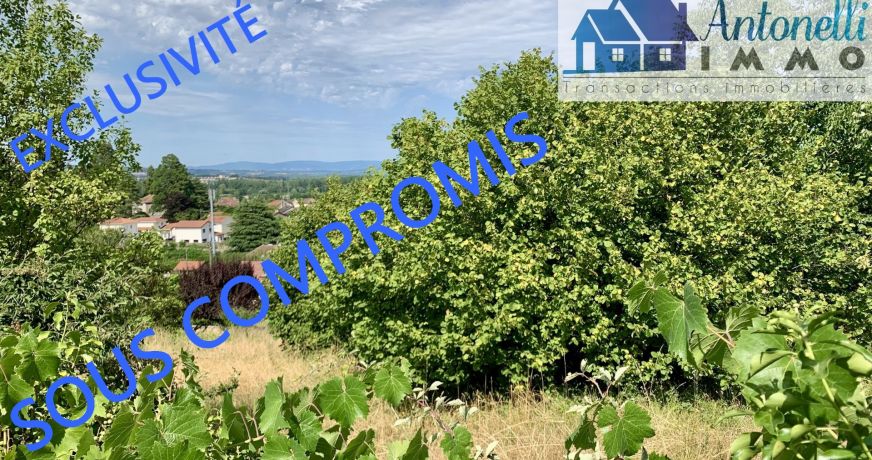 vente Terrain Saint Alban De Roche