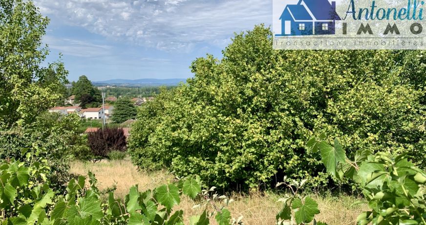 vente Terrain Saint Alban De Roche