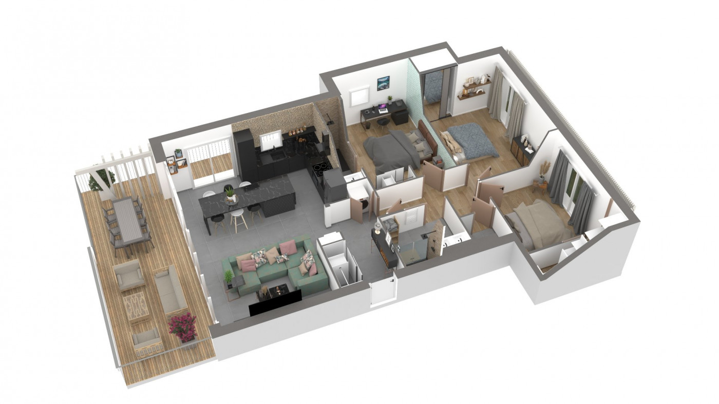 vente Appartement terrasse Capbreton - Photo 3