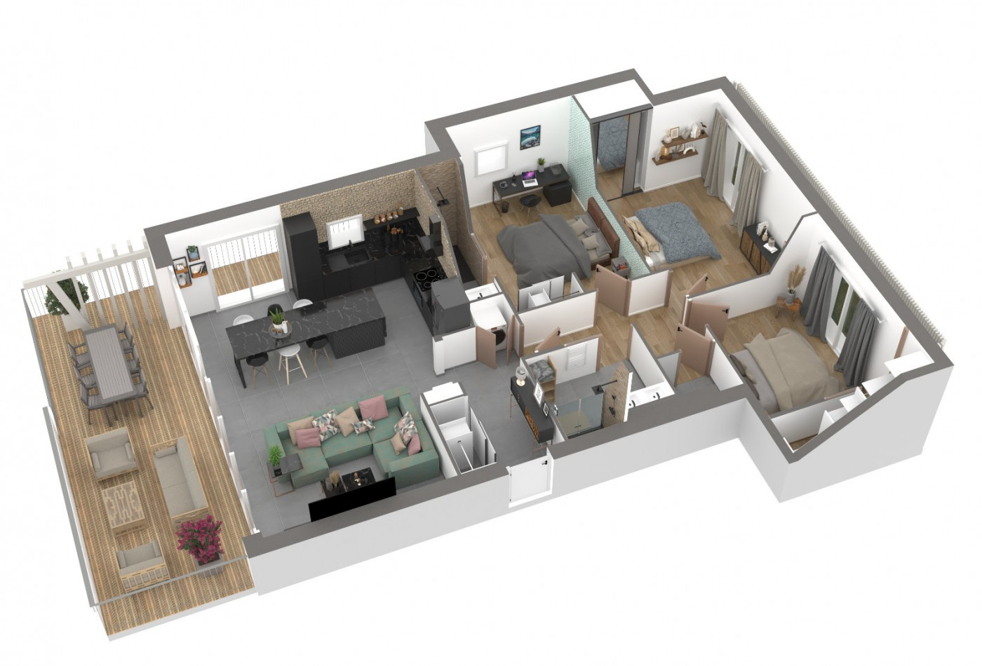 vente Appartement terrasse Capbreton - Photo 3