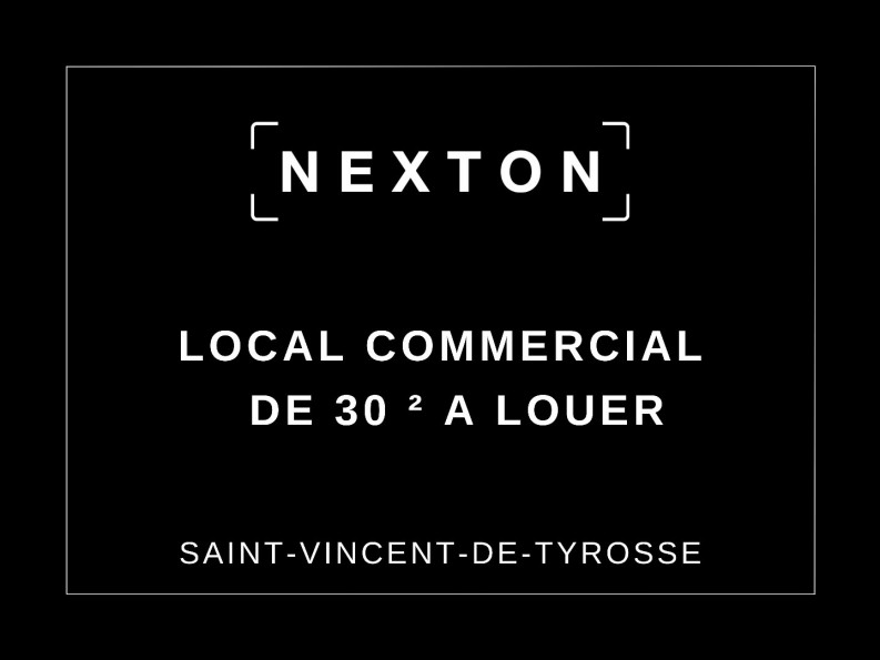 location Local commercial Saint Vincent De Tyrosse - Photo 1