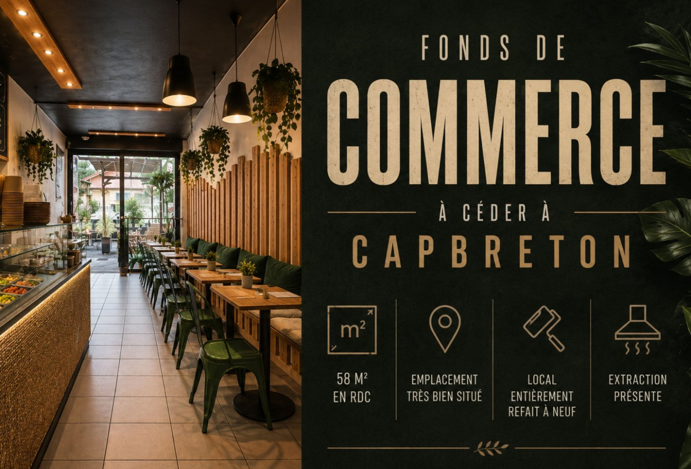 vente Restaurant Capbreton - Photo 1