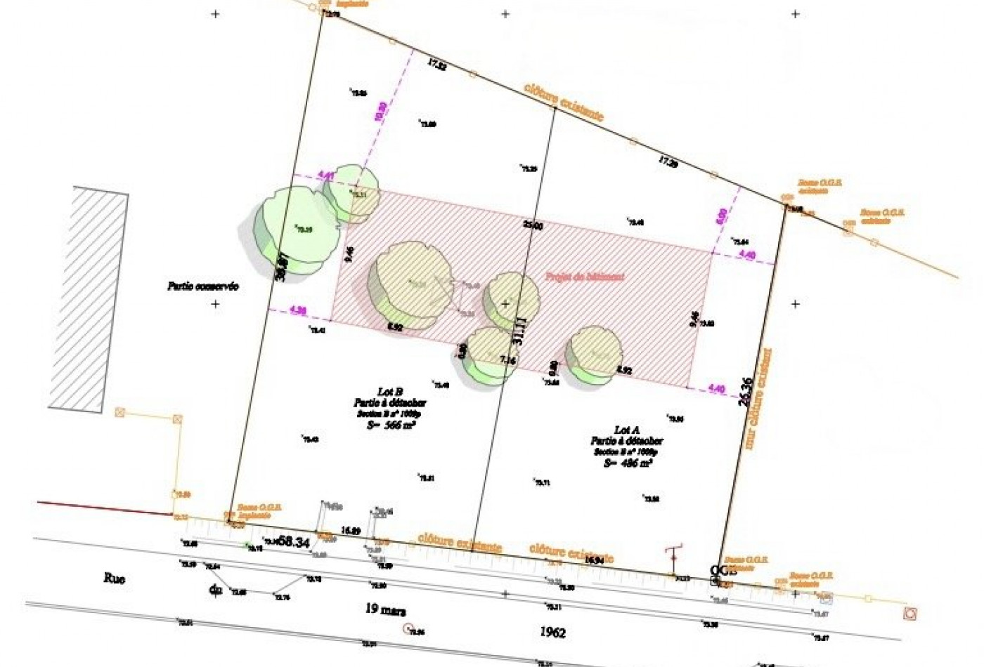 vente Terrain diffus (hors lotissement) Bellebat - Photo 3