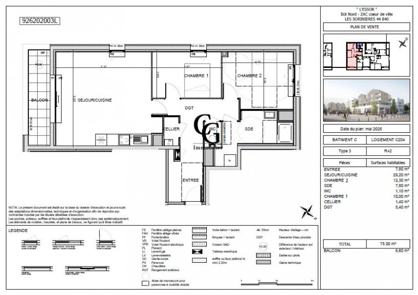 location Appartement Les Sorinières - Photo 1
