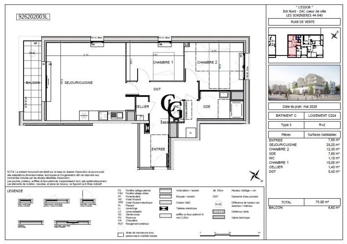 à louer Appartement Les Sorinières
