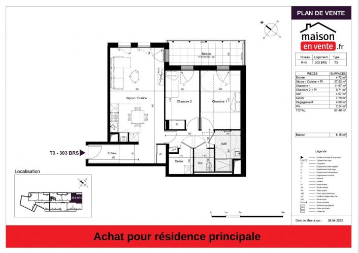 à vendre Appartement Challans