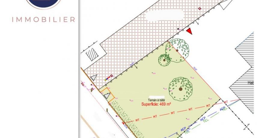 vente Terrain Geneston