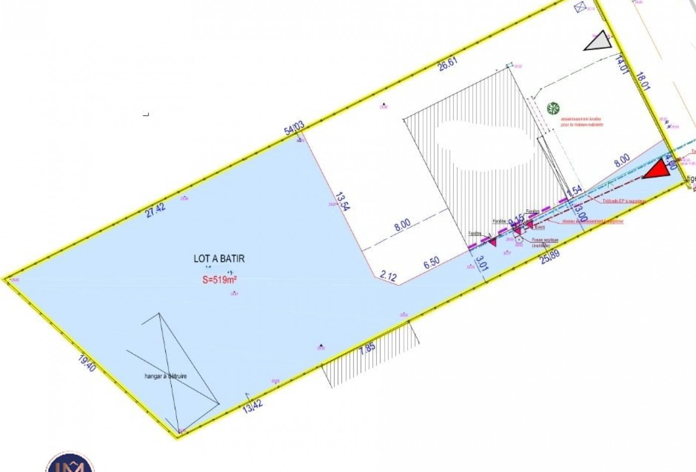vente Terrain diffus (hors lotissement) Geneston - Photo 1
