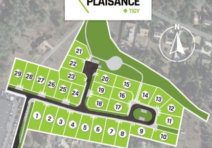 vente Terrain constructible Tigy