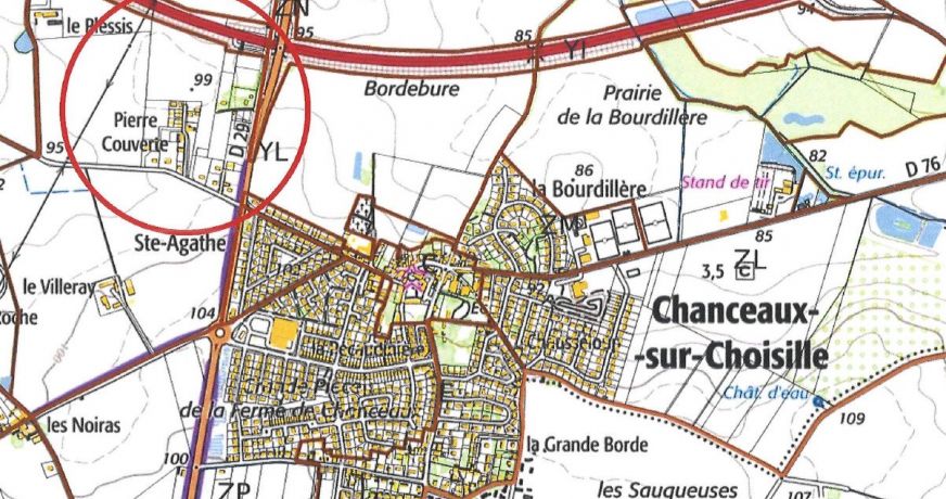 vente Terrain constructible Chanceaux Sur Choisille