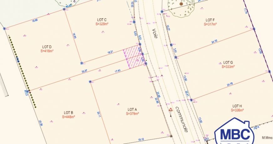 vente Terrain constructible Le Loroux Bottereau