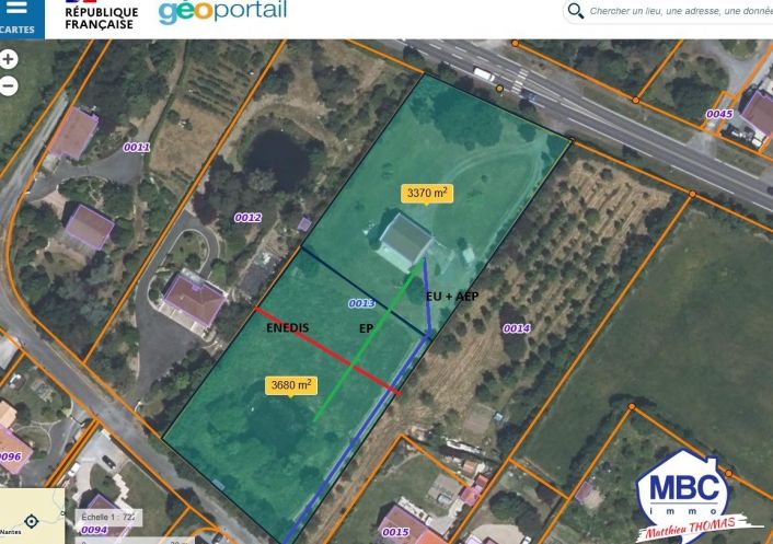 vente Terrain constructible Loireauxence