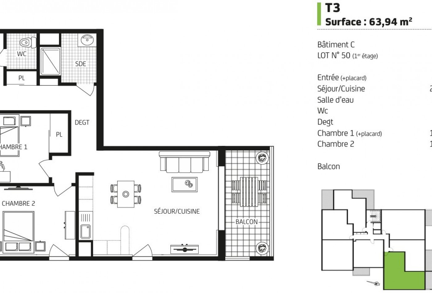 vente Appartement neuf Carquefou - Photo 3