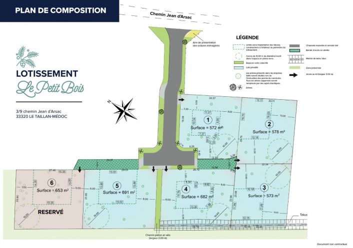 à vendre Terrain Le Taillan Medoc