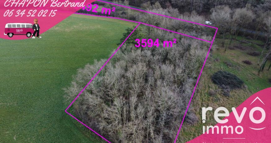 vente Terrain non constructible Vauchretien