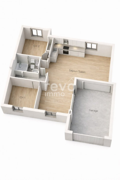 vente Maison individuelle MontrÉverd - Photo 3