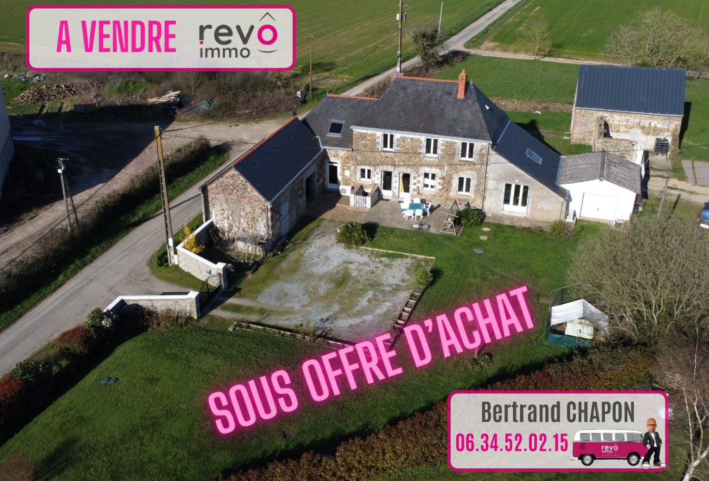 vente Longere Saint Aubin De Luigne - Photo 2