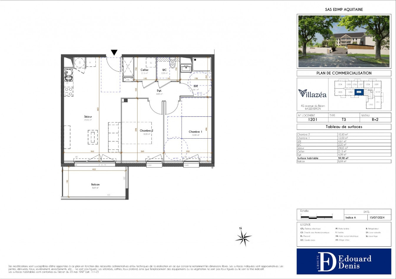 vente Appartement Idron - Photo 4