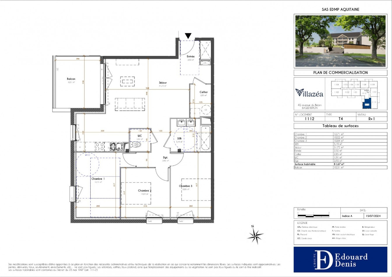 vente Appartement Idron - Photo 3