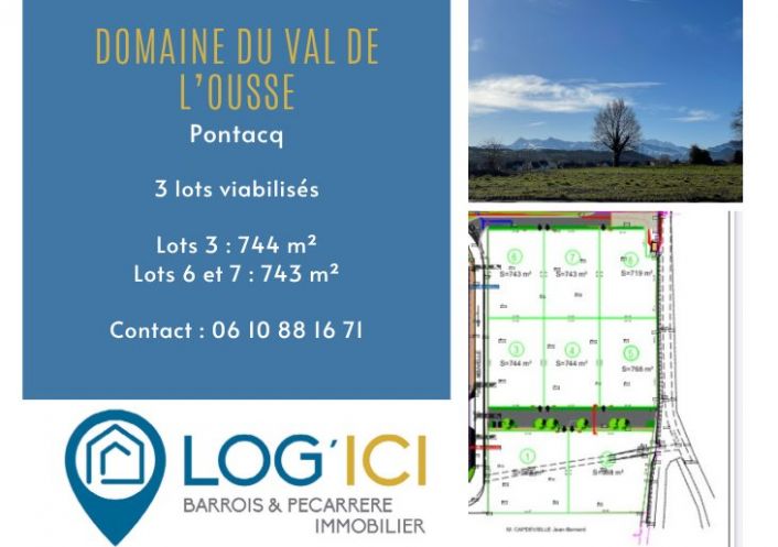 vente Terrain constructible Pontacq
