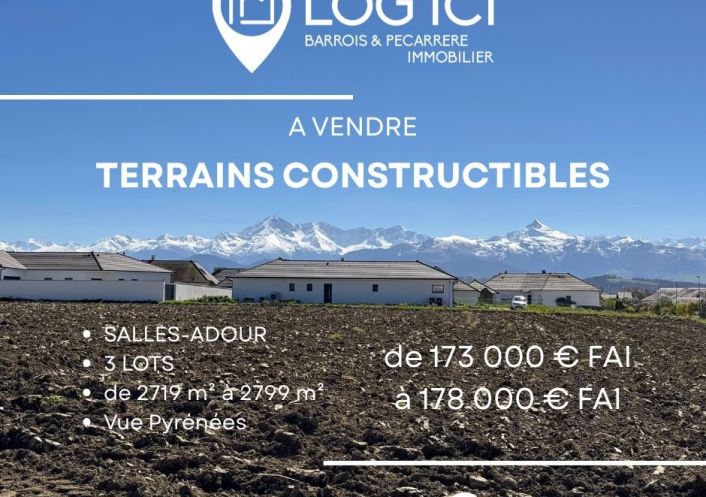 vente Terrain constructible Salles Adour