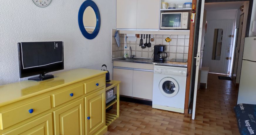 en location saisonnière Studio cabine Argeles Sur Mer