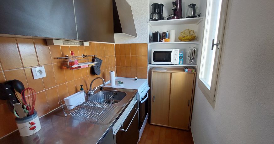 en location saisonnière Studio cabine Argeles Sur Mer