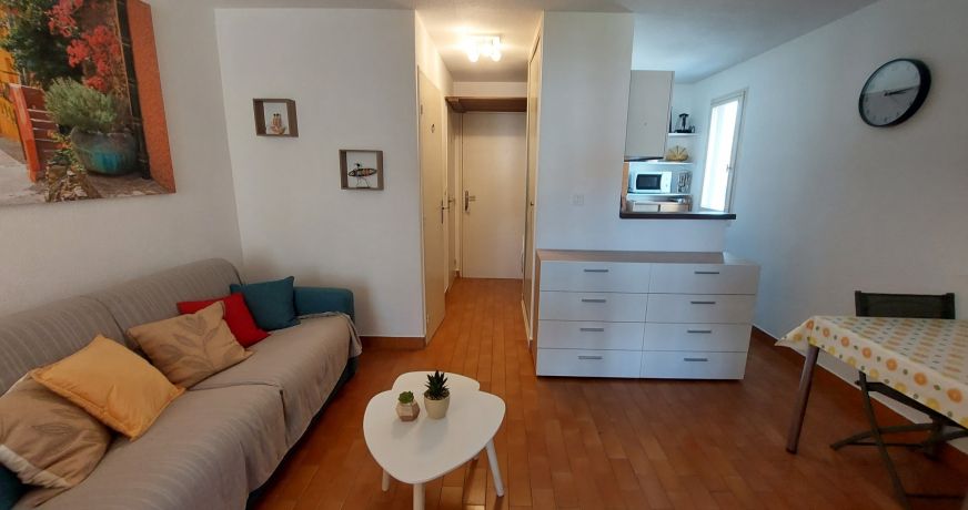 en location saisonnière Studio cabine Argeles Sur Mer