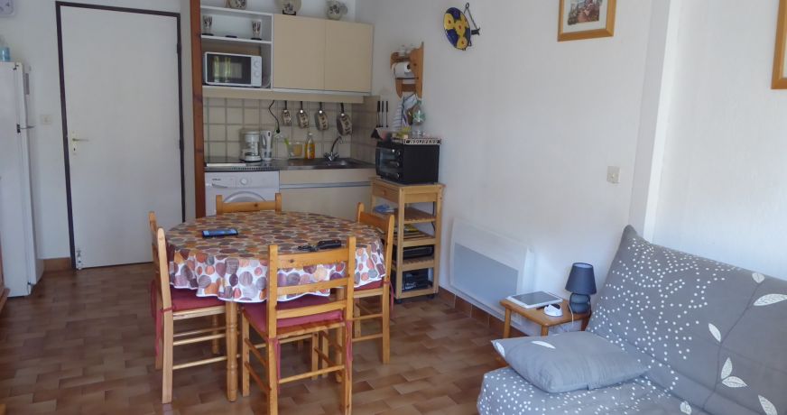 en location saisonnière Studio cabine Argeles Sur Mer