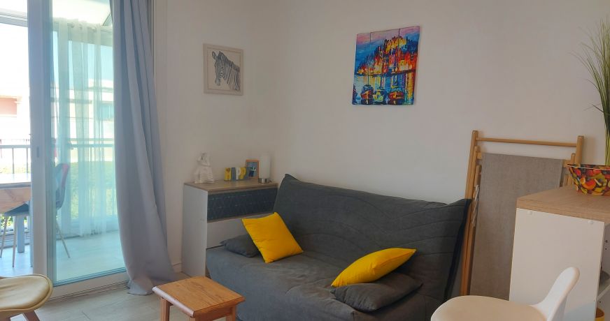 en location saisonnière Studio cabine Argeles Sur Mer