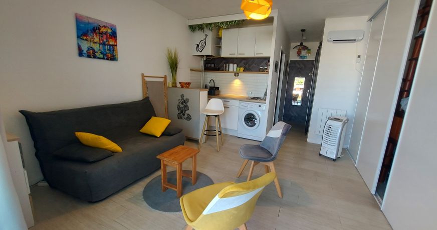 en location saisonnière Studio cabine Argeles Sur Mer