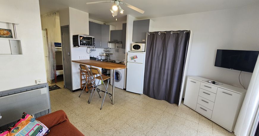 en location saisonnière Studio cabine Argeles Sur Mer
