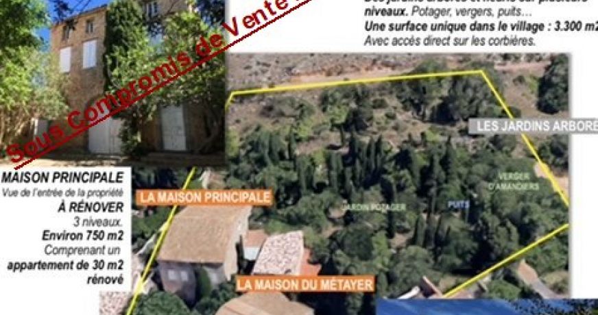 vente Maison de maître Perpignan
