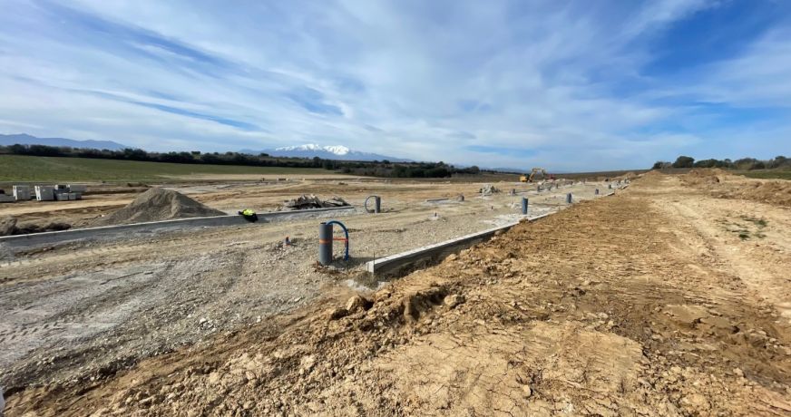 vente Terrain constructible Saint Jean Lasseille