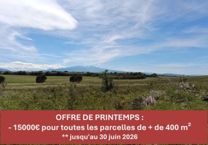 vente Terrain constructible Saint Jean Lasseille