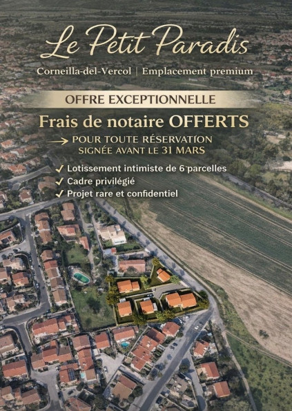 vente Terrain en lotissement Corneilla Del Vercol - Photo 2