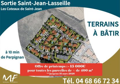 vente Terrain constructible Saint Jean Lasseille