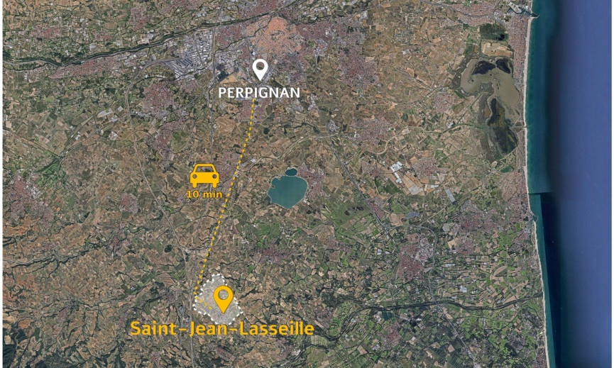 à vendre Terrain constructible Saint Jean Lasseille - Photo 1