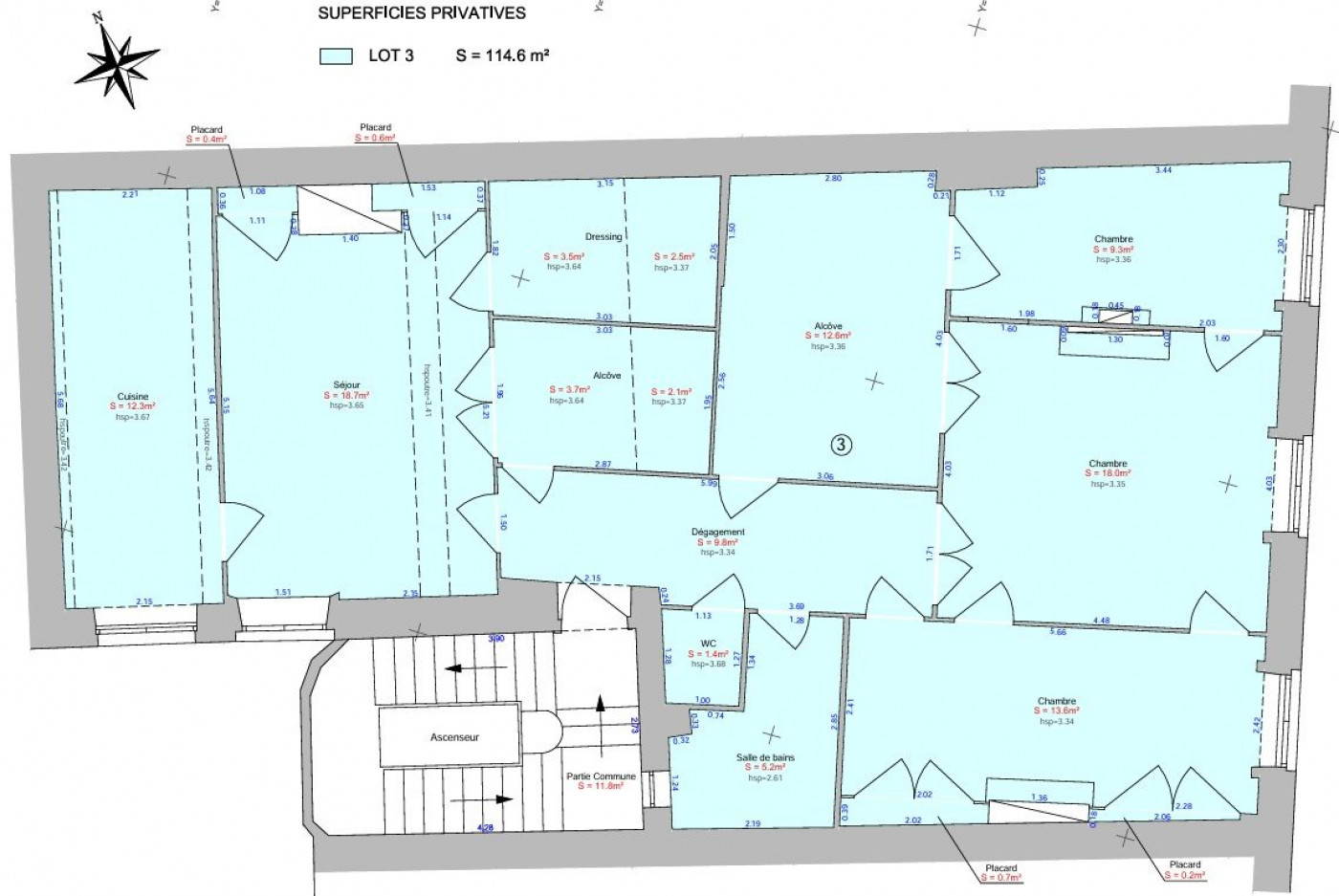 à vendre Appartement bourgeois Lyon 2eme Arrondissement - Photo 8