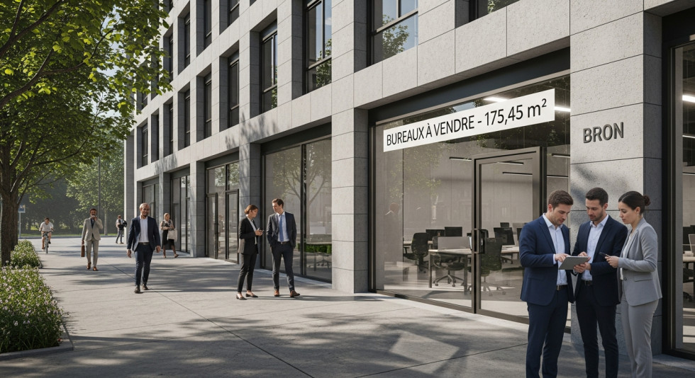 vente Bureau Bron - Photo 1