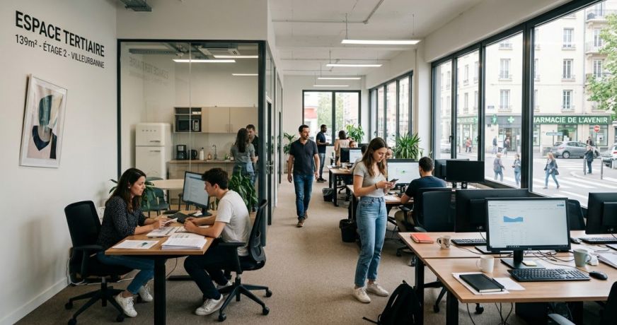 vente Bureau Villeurbanne